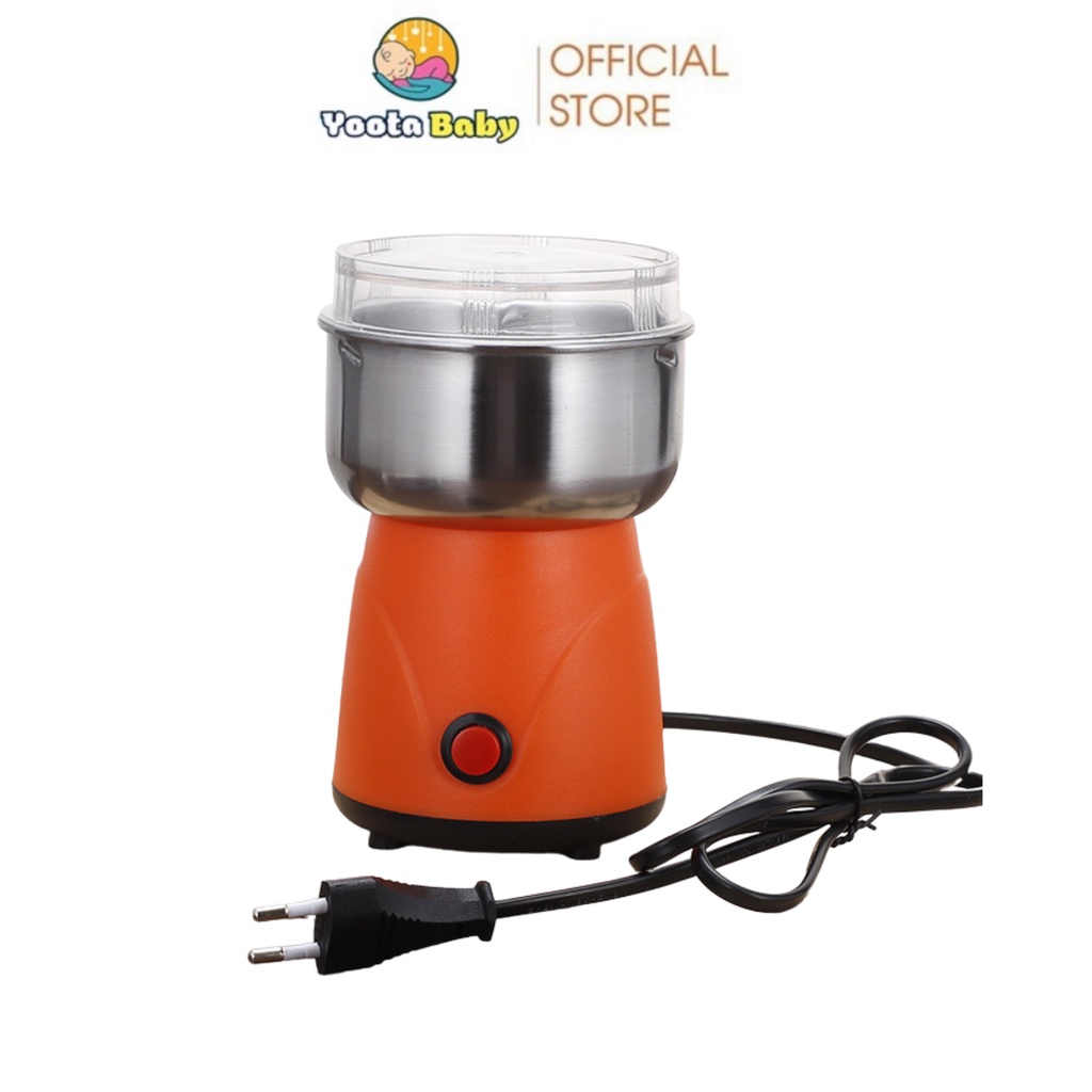Máy Xay Khô Ăn Dặm Cầm Tay Đa Năng Chạy Bằng Điện Cho Bé Ăn Dặm Công Suất 150W YOOTA BABY