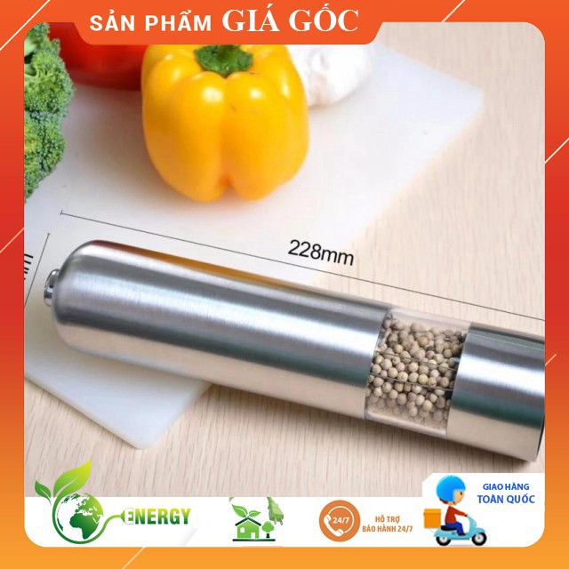 CỐI XAY TIÊU INOX PEPPER MULLER ( XÀI PIN AA )