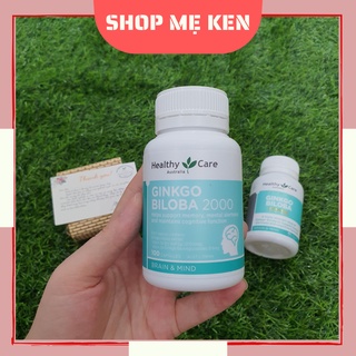✅ Viên uống bổ não Healthy Care Ginkgo Biloba 100 viên