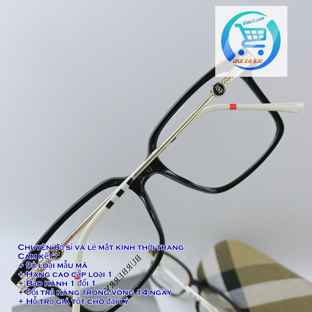 Gọng mắt kính thời trang cao cấp Burberry dành cho Nam và Nữ
