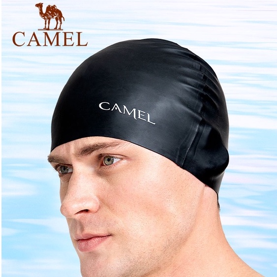 Mũ bơi CAMEL bằng silicon chống nước bảo vệ tai chuyên nghiệp