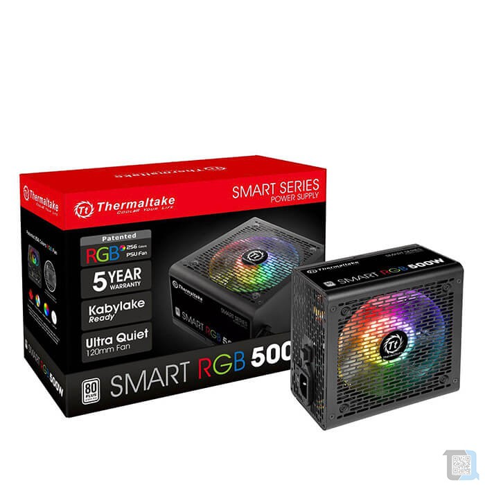 Nguồn Thermaltake Smart RGB 500W -80 Plus White (PS-SPR-0500NHSAWE-1)