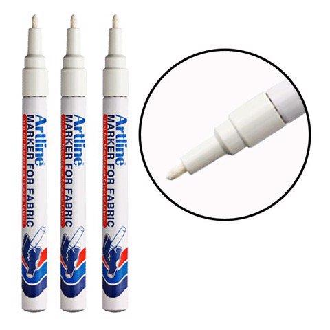 Bút Vẽ Áo Artline 1.0mm - EKC-1 (Mực Trắng) [Bút Vẽ Vải Nhật Bản]