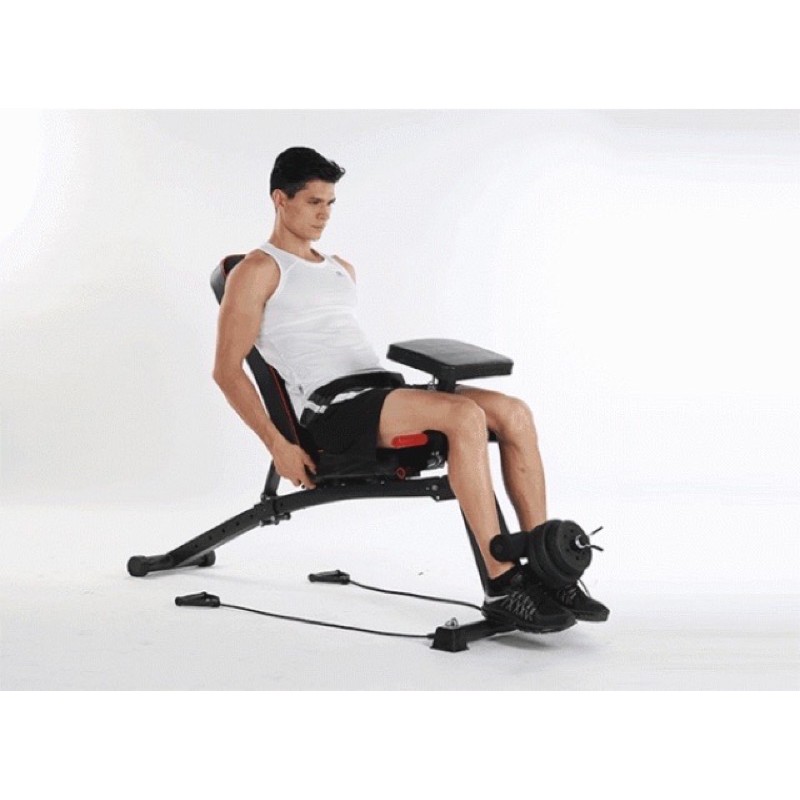 Ghế tập tạ đa năng KK-021D (chưa bao gồm tạ) tặng kèm đôi găng tay tập tạ xuki