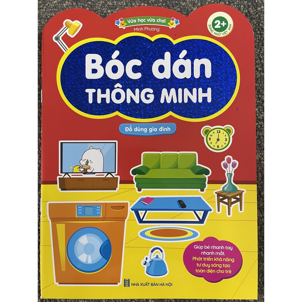 Sách - Bóc Dán Thông Minh - Song Ngữ Việt Anh (Dành Cho Trẻ Từ 2-6 Tuổi) (Bộ 6 Cuốn)