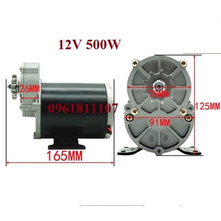 Motor giảm tốc 12V 500w