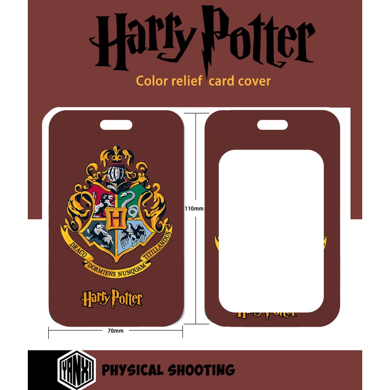 Ví Đựng Thẻ ID Họa Tiết Hoạt Hình Harry Potter Cho Học Sinh Giá Đỡ