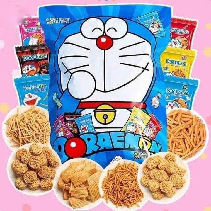 Bánh snack Doraemon khổng lồ - Bim bim Doraemon siêu to - 36 gói