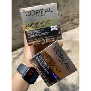 Kem dưỡng da chống lão hóa L'oreal Age Perfect Zell Renaissance đêm -từ 50 tuổi _ New. Made in Germany