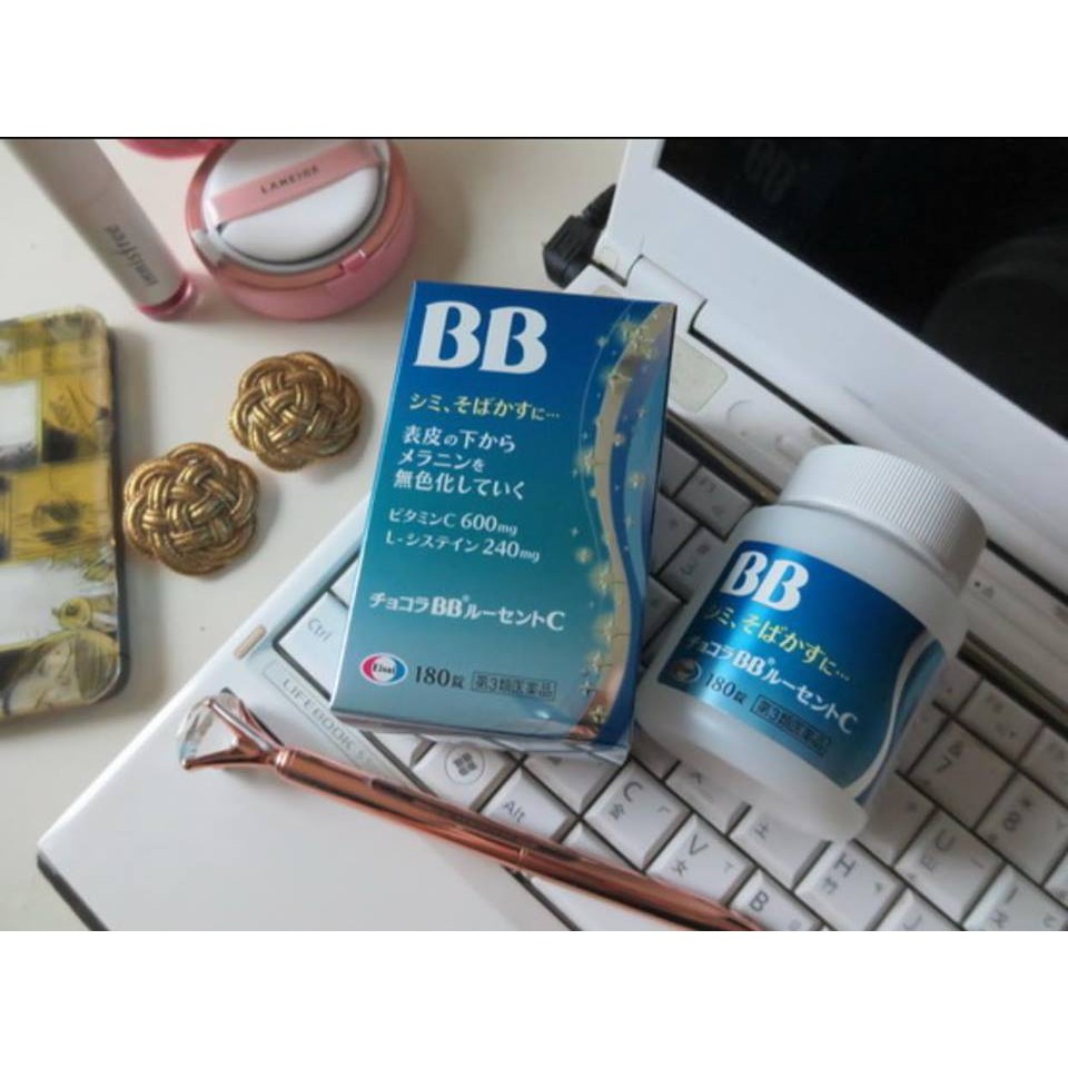 Viên uống hỗ trợ giảm nám Chocola BB Lucent C Eisai Nhật Bản - dành cho người bị nám, tàn nhang