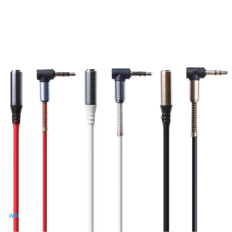 Cáp Chuyển Đổi Âm Thanh Aux 3.5MM Góc Phải 90 Độ Dài 1M