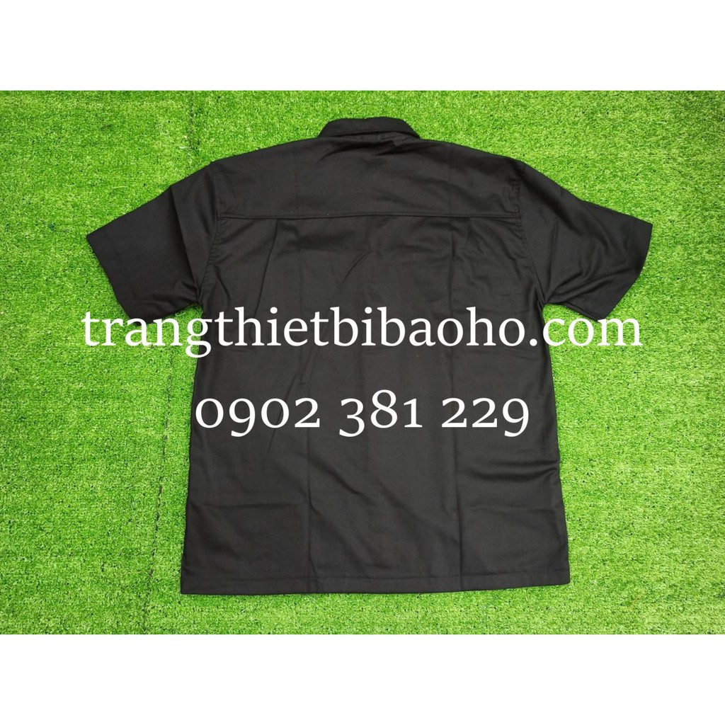 Áo bảo vệ, áo vệ sĩ màu đen cộc tay - (có bigsize)