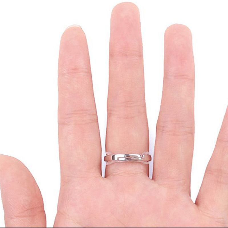 Bộ 12 vòng đệm đeo nhẫn trong suốt thiết kế tiện lợi dễ dùng