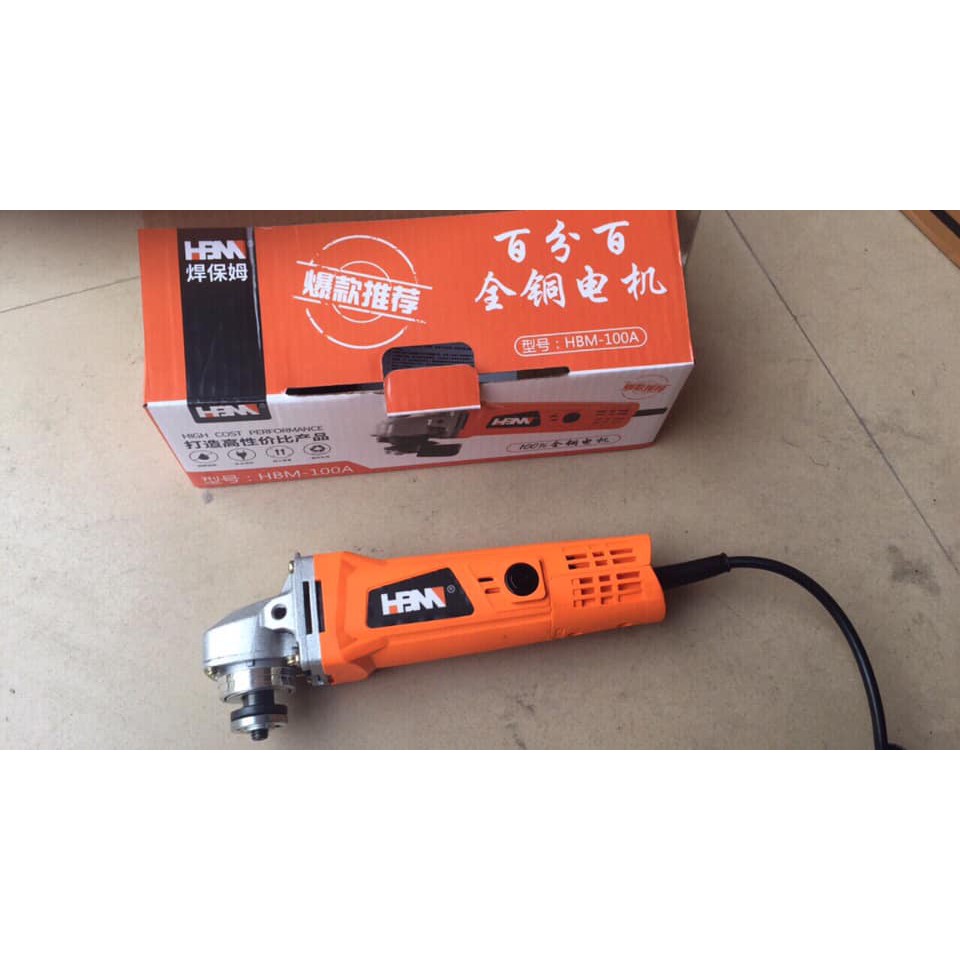 Máy Mài Góc Lói Đồng HBM-100 850W 11000r/min