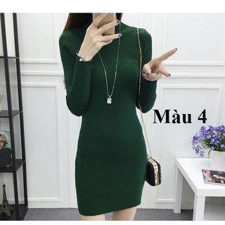 váy len nữ body thời trang hàng quảng châu