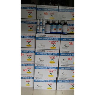 THUỐC DIỆT MUỖI, CÔN TRÙNG PERMETHRIN 50EC 1L