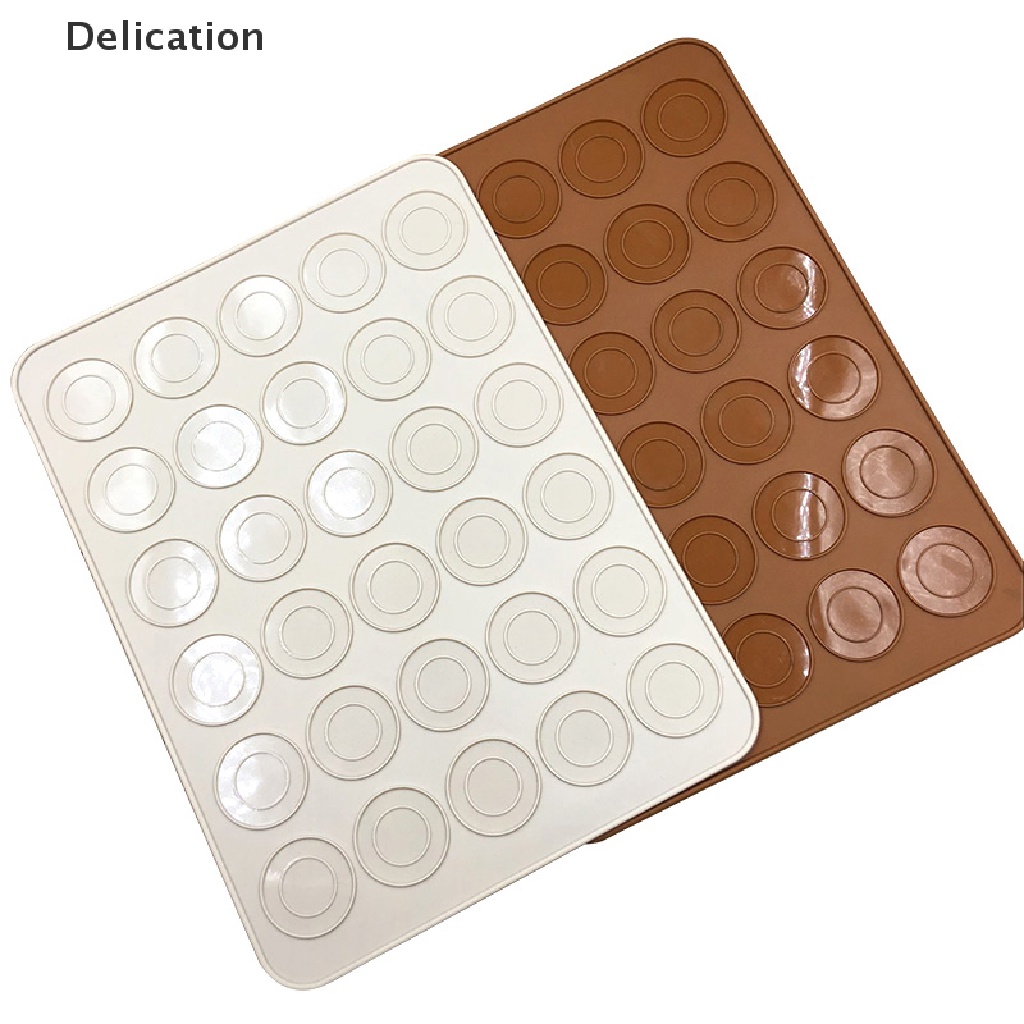 Khuôn silicon 30 ngăn làm bánh macaron tiện lợi