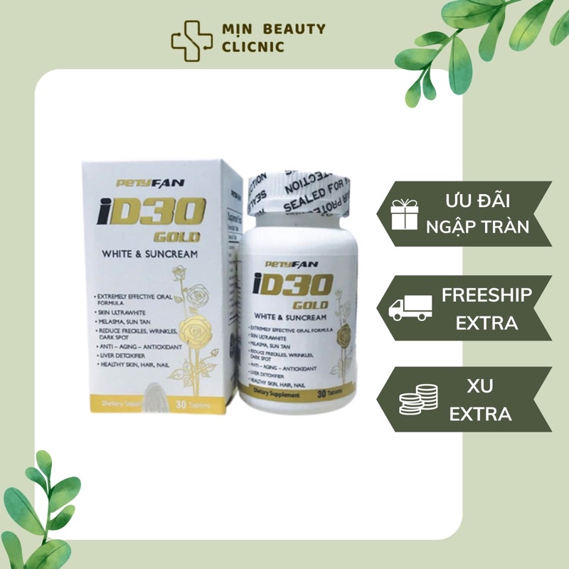 Viên uống trắng da ID30 gold