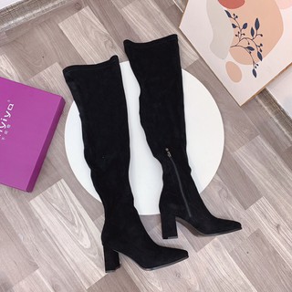 Bốt boots da lộn lót lông siêu ấm