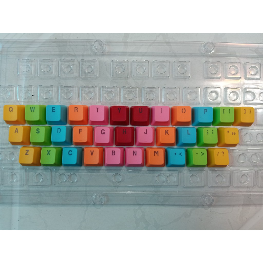 Nút keycap phím Xuyên Led Bộ Mix sẵn nhựa Pbt Cá Nhân Hóa Kiểu OEM chỉ dành cho Phím Cơ