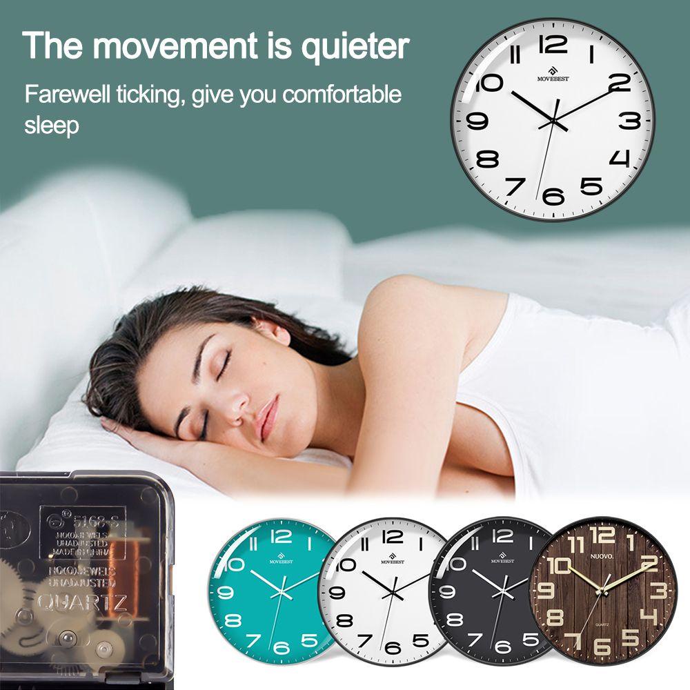 Đồng Hồ Treo Tường 3D 12inch Phong Cách Bắc Âu Trang Trí Nhà Cửa