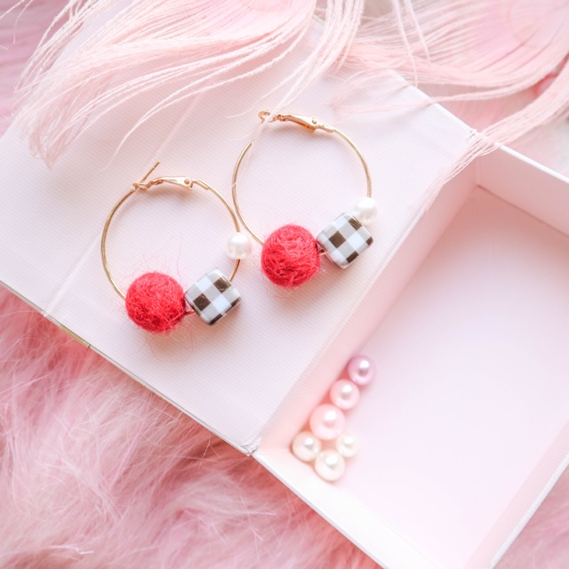 Hoa tai xinh phong cách hàn quốc