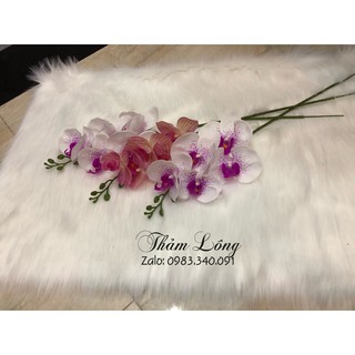 tHẢM LÔNG TRẮNG DÀI - 50 X 80CM