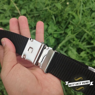 Thắt Lưng Nam FREESHIP Dây Nịt Nam Vải Dù Siêu Bền Khóa Con Lăn, Dây Lưng Phong Cách Nam( Giày Da Vina  )