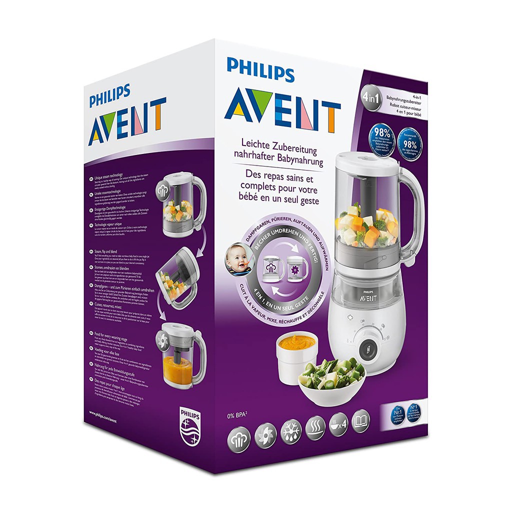 Máy xay hấp đa năng PHILIPS AVENT 4 trong 1