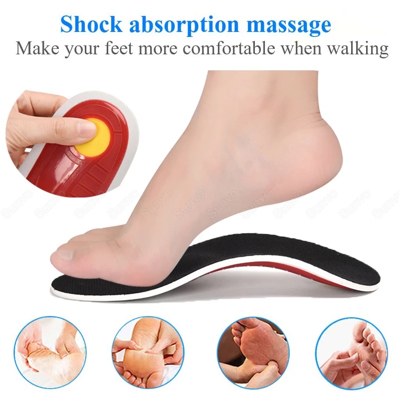 Đệm Gel Lót Giày Hỗ Trợ Chỉnh Hình Vòm Chân 3D Cao Cấp Cho Nam Nữ