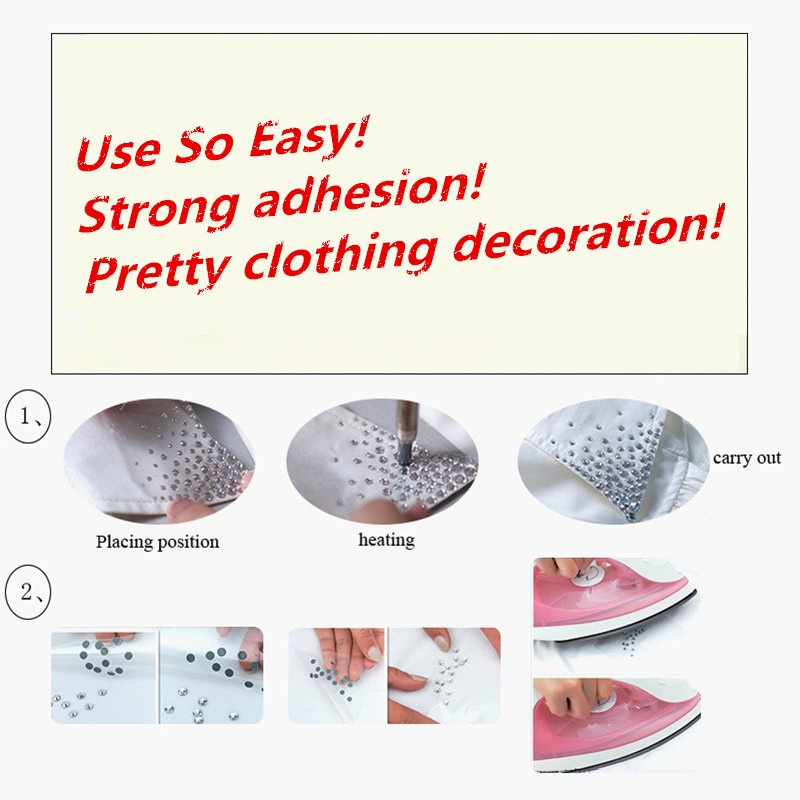 Đá Rhinestone SS16-SS30 Màu Cầu Vồng Chất Lượng Cao Trang Trí Quần Áo Đám Cưới