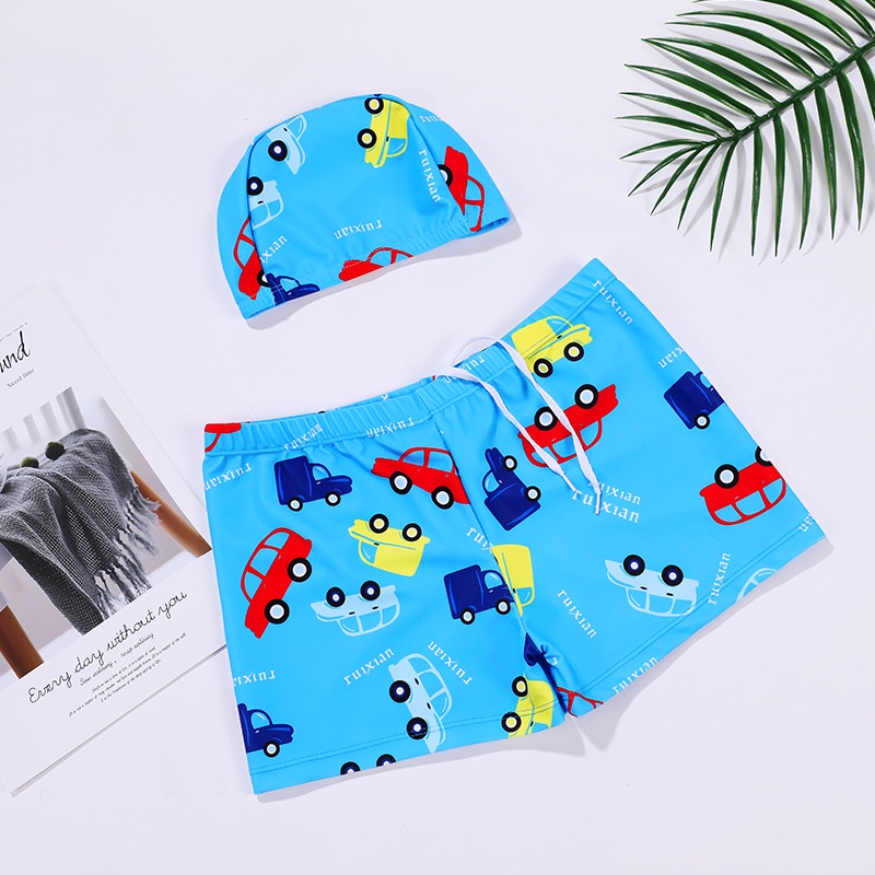 Quần bơi bé trai 3,4,5,6,7,8,9,10,11,12,13,14 tuổi, đồ bơi bé trai cao cấp TINZ|Mã MBS015-3