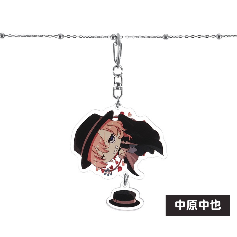 Móc khoá Mica anime Bungou Stray Dog Treo nhân vật - Nhựa Cứng Acrylic In 2 mặt sắc nét ( ảnh thật )