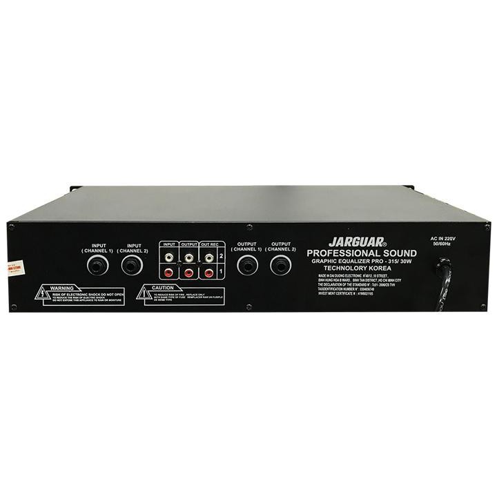 [ GIÁ RẺ ] Đầu lọc xì Equalizer JARGUAR EQ-315 ( đen )