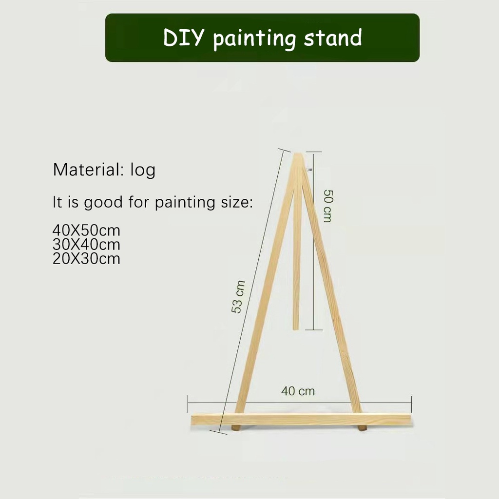 【Drofe】Khung gỗ 40x50cm cho tranh tự làm DIY