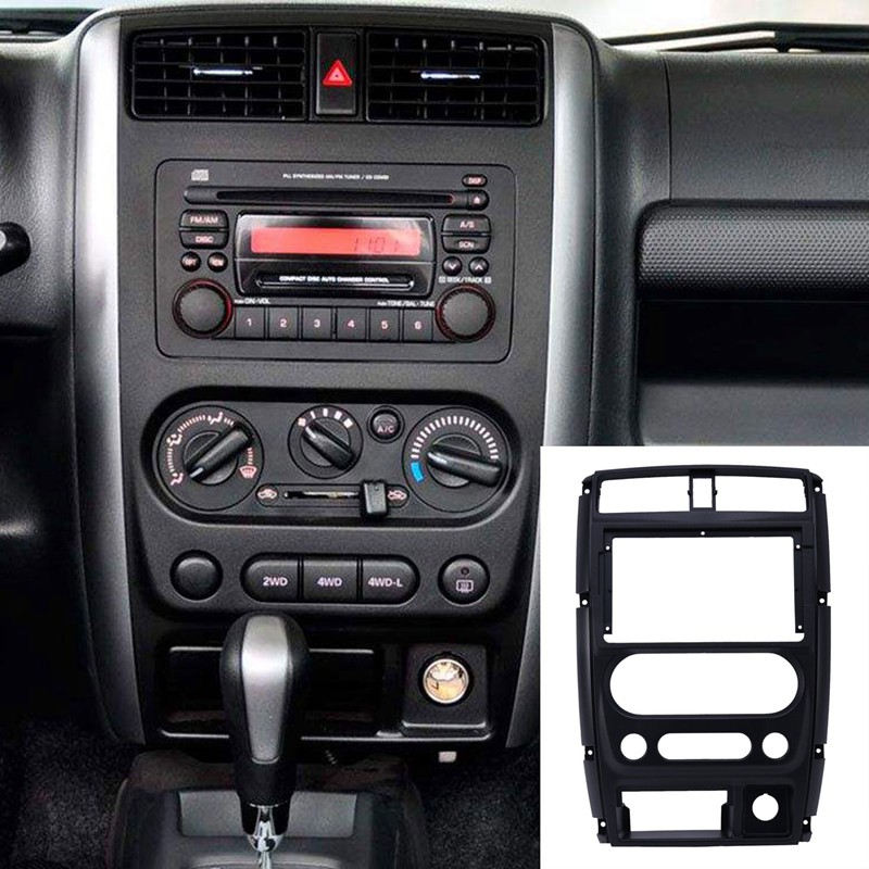 High Quality 2Din Car DVD Frame Audio Panel 9 Inch for Suzuki Jimny 2007-2016