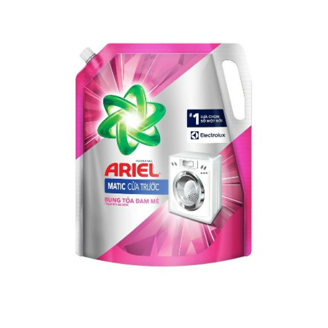 nước giặt ariel cửa trước bung tỏa đam mê 1.7l