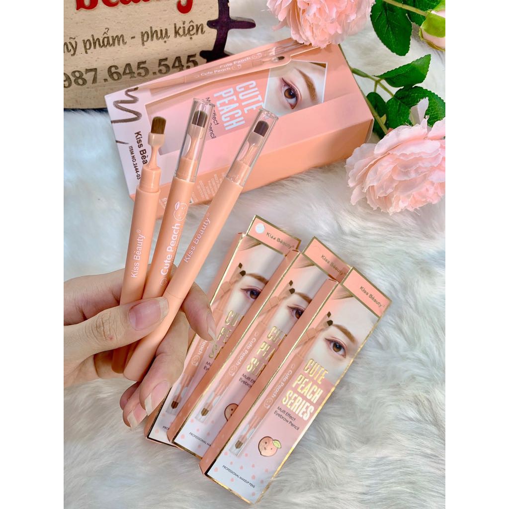 Chì kẻ mày 2 đầu Cute Peach Series E318 | BigBuy360 - bigbuy360.vn