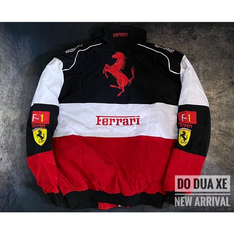 Áo khoác _áo gió đua xe Ferrari