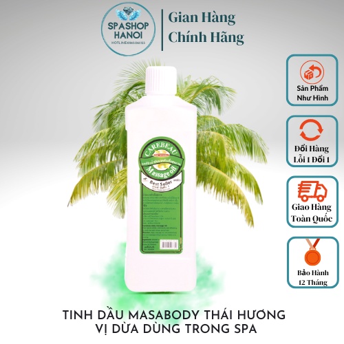 Tinh Dầu Masabody Thái Hương Vị Dừa Dùng Trong SPA Thẩm Mỹ Viện