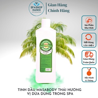 Tinh dầu masabody thái hương vị dừa dùng trong spa thẩm mỹ viện