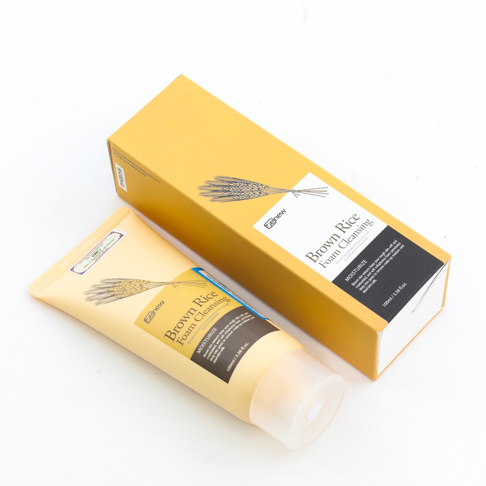 Sữa rửa mặt làm sạch sâu và làm trắng tinh chất gạo BENEW Brown Rice 100ml - Hàn Quốc Chính Hãng