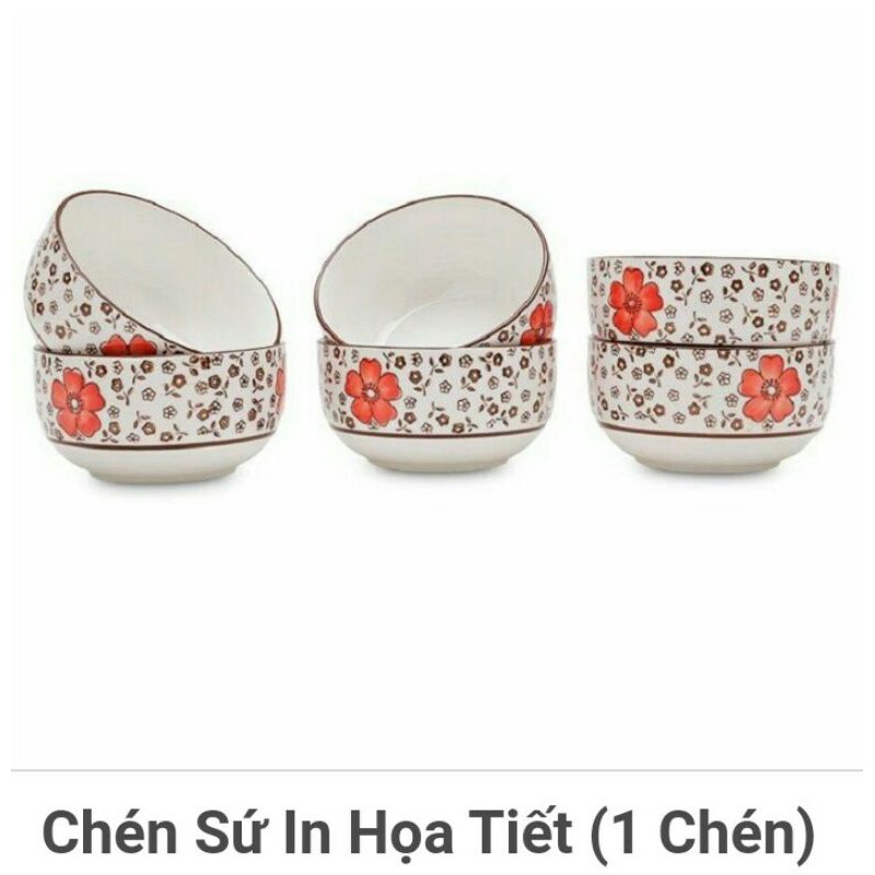 #[HOT Deal] Chén sứ in học tiết (1 chén)