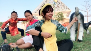 Thanh lý set áo dài cách tân 4 tà
