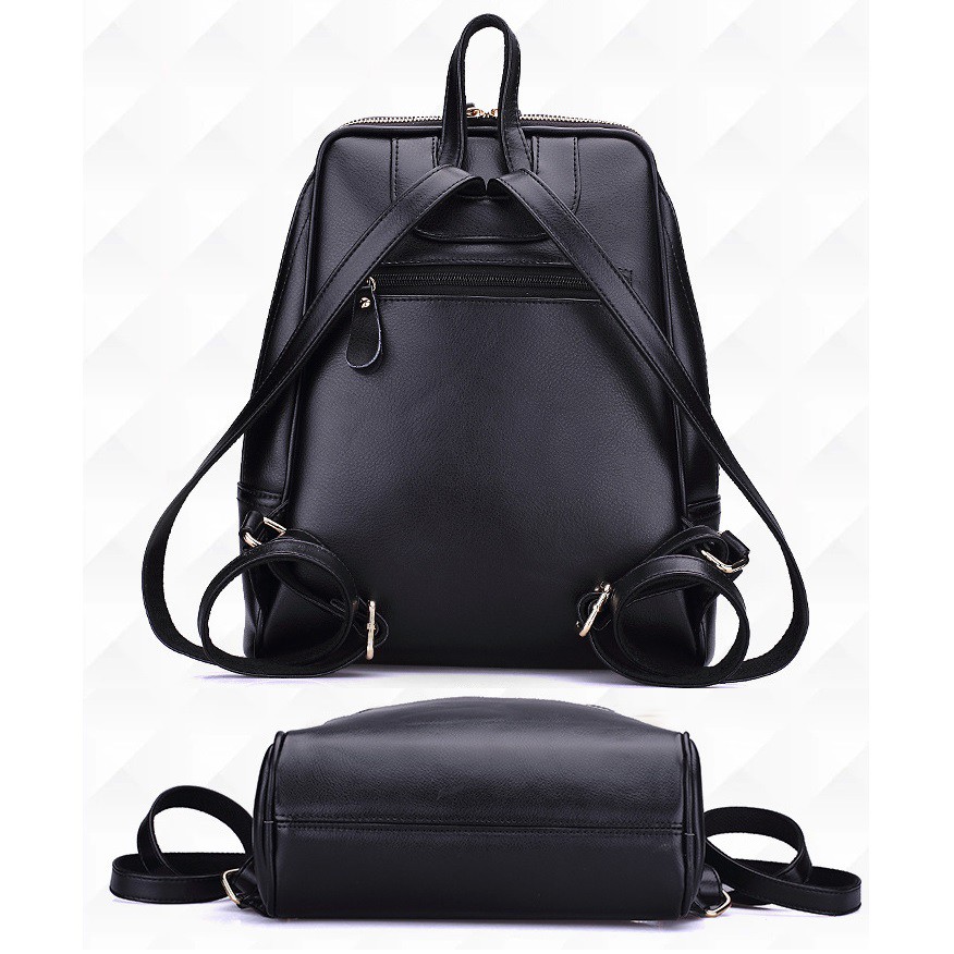 Laimall 100% chính hãng Da bò Da Nữ Ba lô Casual Lady Bagpack Túi du lịch