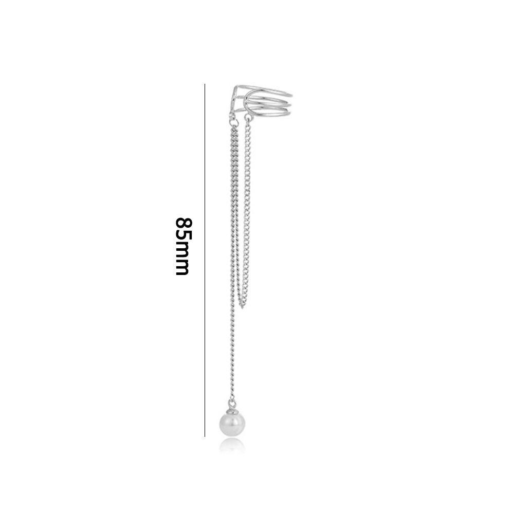 Khuyên Kẹp Vành Tai Dáng Dài Không Cần Xỏ Lỗ Thời Trang