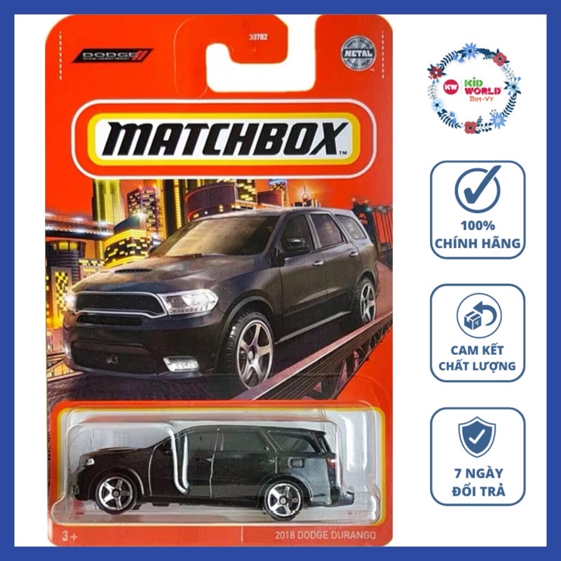 Xe mô hình Matchbox 2018 Dodge Durango HFP46.