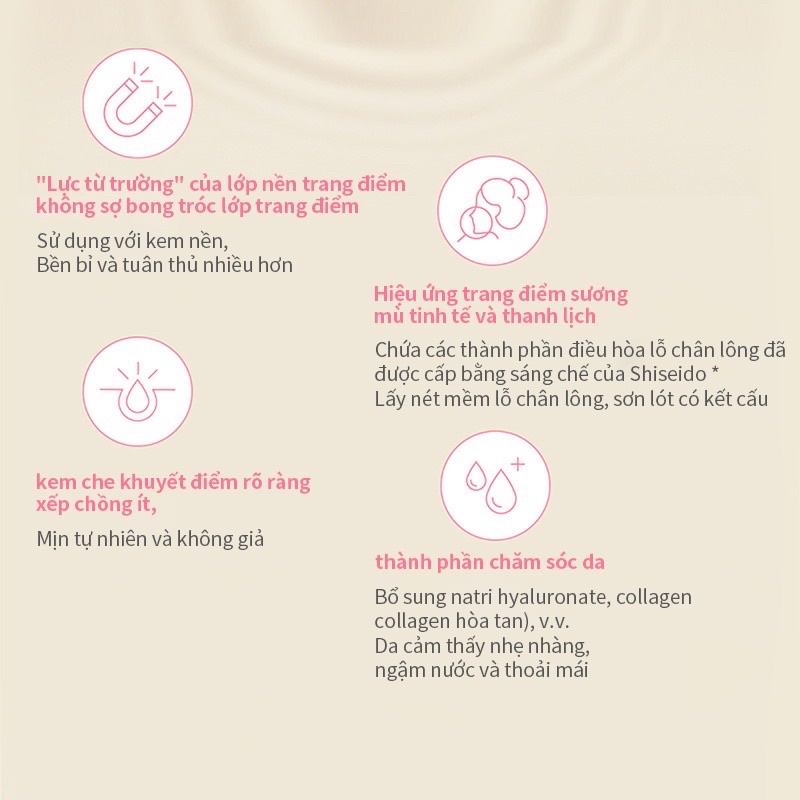 Kem Nền Dưỡng Da Za Chống Nắng Collagen Dưỡng Da SPF15