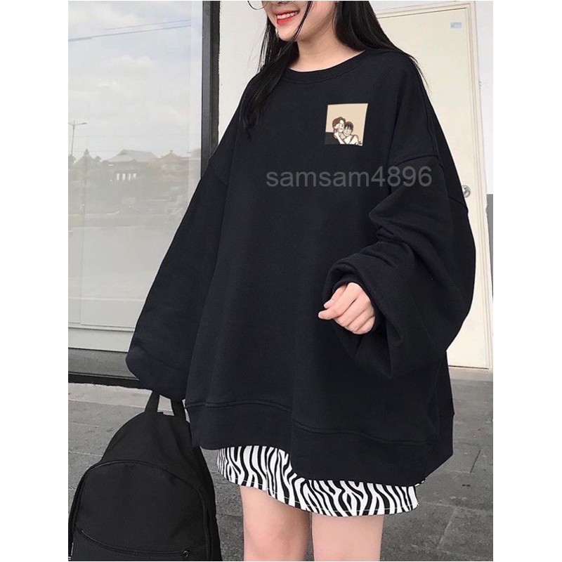 Áo sweater nỉ đôi bạn