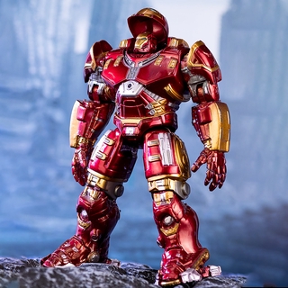 Mô hình đồ chơi nhân vật siêu anh hùng Iron Man Hulk có đèn LED bằng PVC dành cho trẻ em